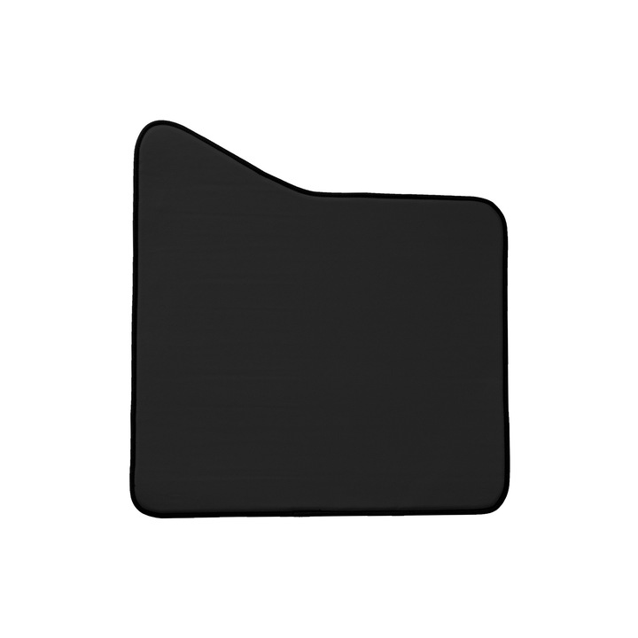 Covoras central pentru tunel, F-CORE, piele ecologica, negru, 30x45cm