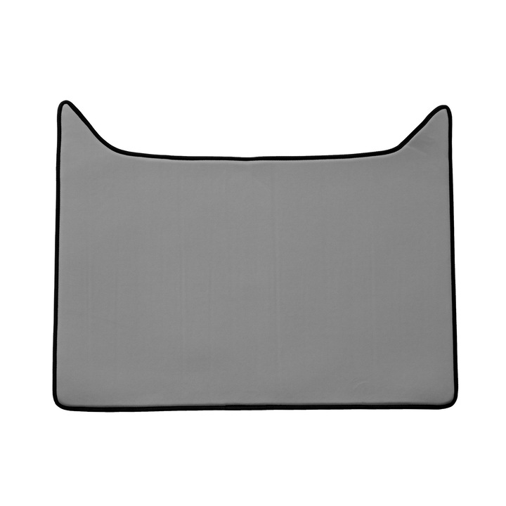 Covoraș central tunel, F-CORE, eco-piele, automat, gri, pentru DAF XF 105/106