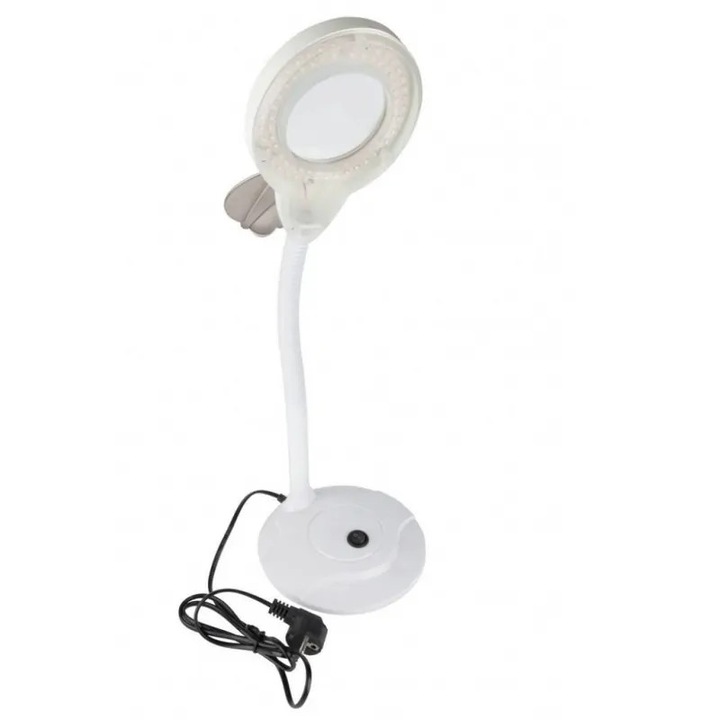 Lampa de birou cu Lupa cosmetica LED