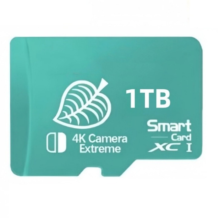 Card de memorie SD 1TB cu adaptor, A2 U3, 4K UHD, rezistent la apă și șocuri