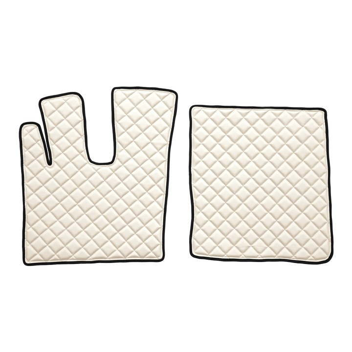 Camion Set covorase podea (sofer + pasager), F-CORE, pentru DAF XF 106 01.14-09.21, Sampanie