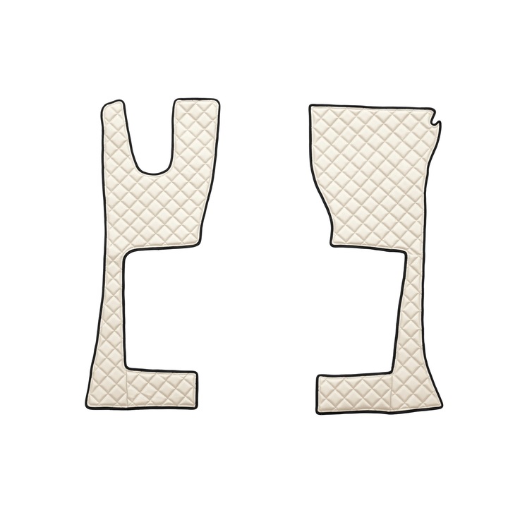 Camion Set covorase podea (sofer + pasager), F-CORE, pentru MERCEDES ACTROS MP 4 01.11-12.18, Cabina 230cm, Sampanie