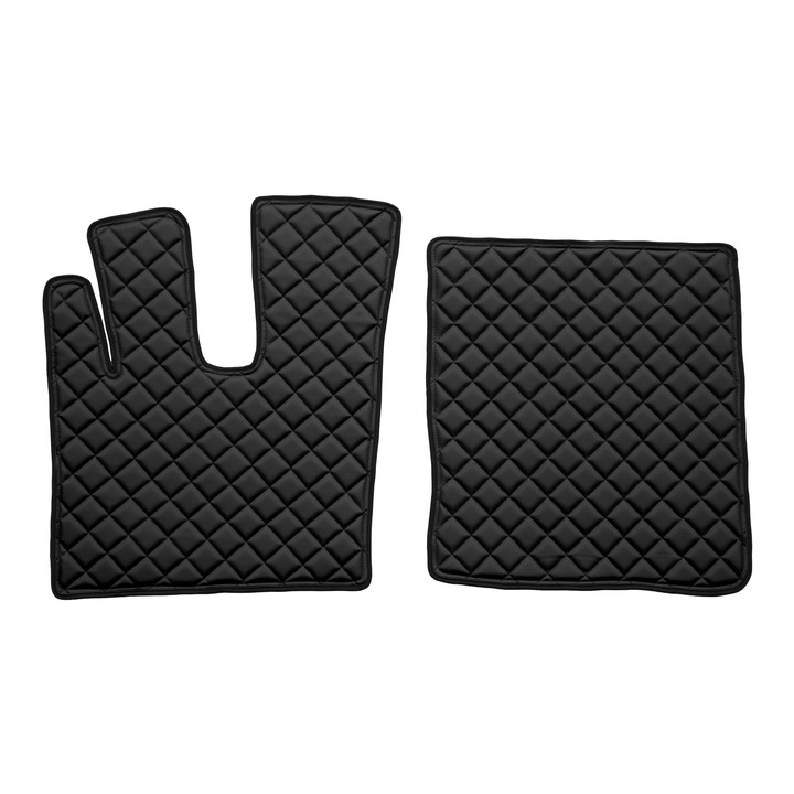 Camion Set covorase podea (sofer + pasager), F-CORE, pentru DAF XF 106 01.14-09.21, Negru