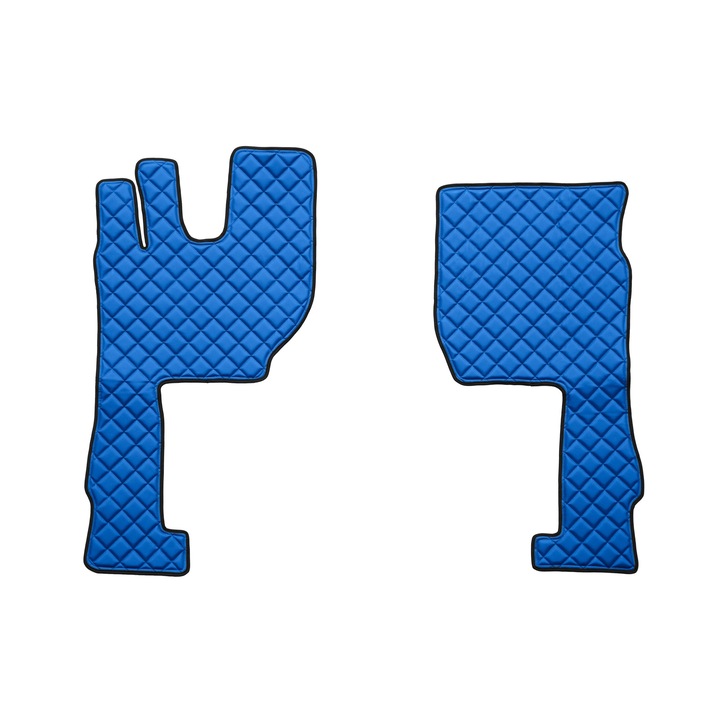 Camion Set covorase podea (sofer + pasager), F-CORE, pentru VOLVO FH 4 01.13-12.19, FH 5 01.20-, Pasager suspensie, Albastru