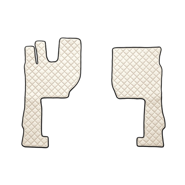 Camion Set covorase podea (sofer + pasager), F-CORE, pentru VOLVO FH 4 01.13-12.19, FH 5 01.20-, Pasager suspensie, Sampanie