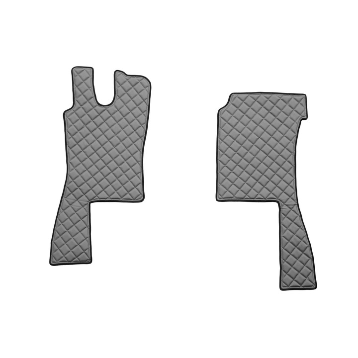 Camion Set covorase podea (sofer + pasager), F-CORE, pentru SCANIA SERIA 4 01.95-12.04, Gri