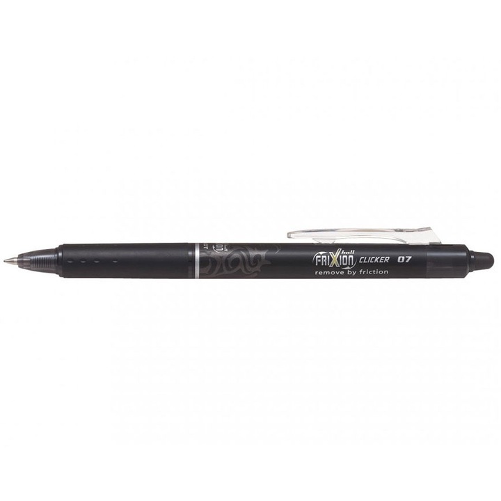 Roller Pilot 0.7mm, retractabil, negru