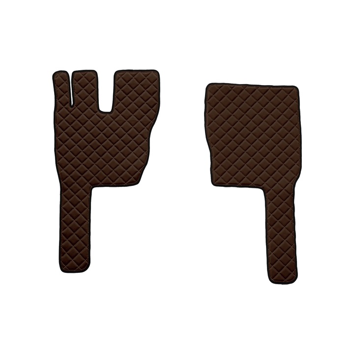 Camion Set covorase podea (sofer + pasager), F-CORE, pentru VOLVO FM 4 01.13-12.19, Maro