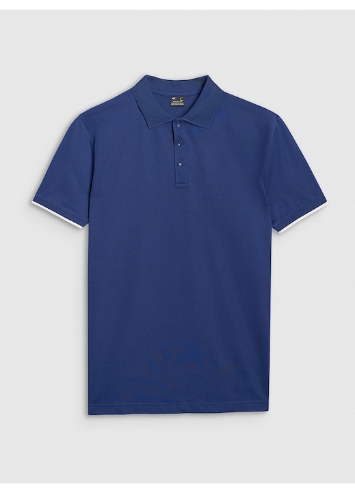 Tricou polo barbati, 4F, bleumarin, bumbac