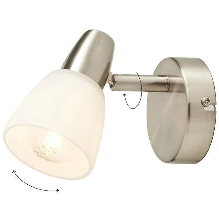 Spot GOODHOME Aphaea, 10W, E14, argintiu