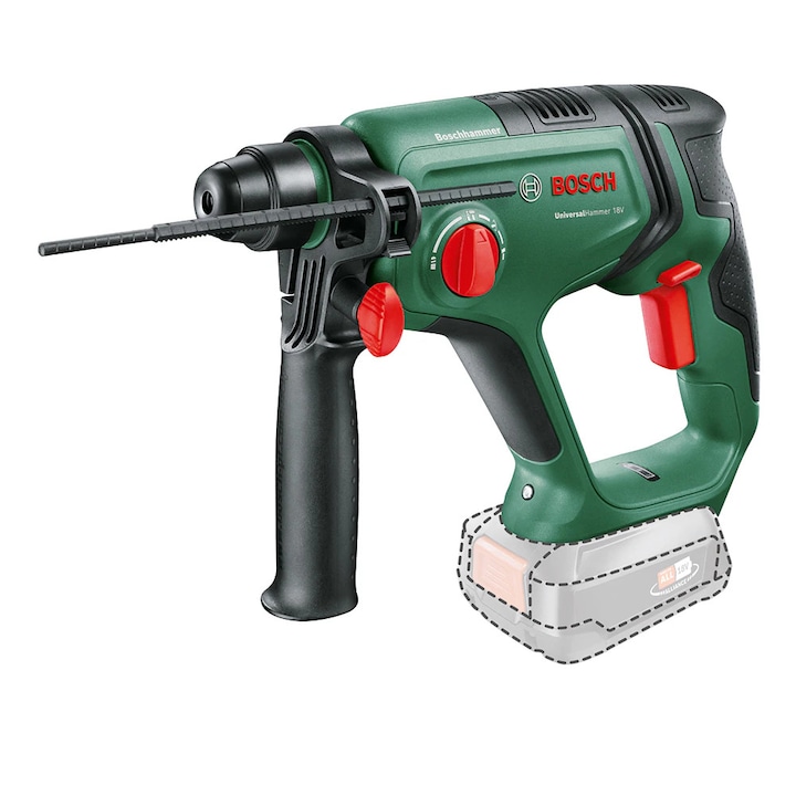 Ciocan rotopercutor BOSCH Universal Hammer 18V, 2J, SDS Plus, 2000rpm, fara acumulator