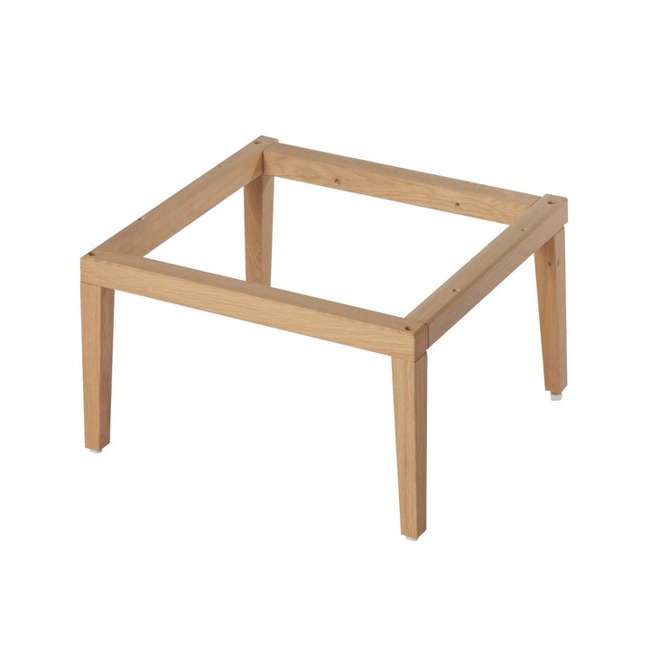 Cadru baza 4 picioare GoodHome Avela, lemn, maro, 40x45x21cm