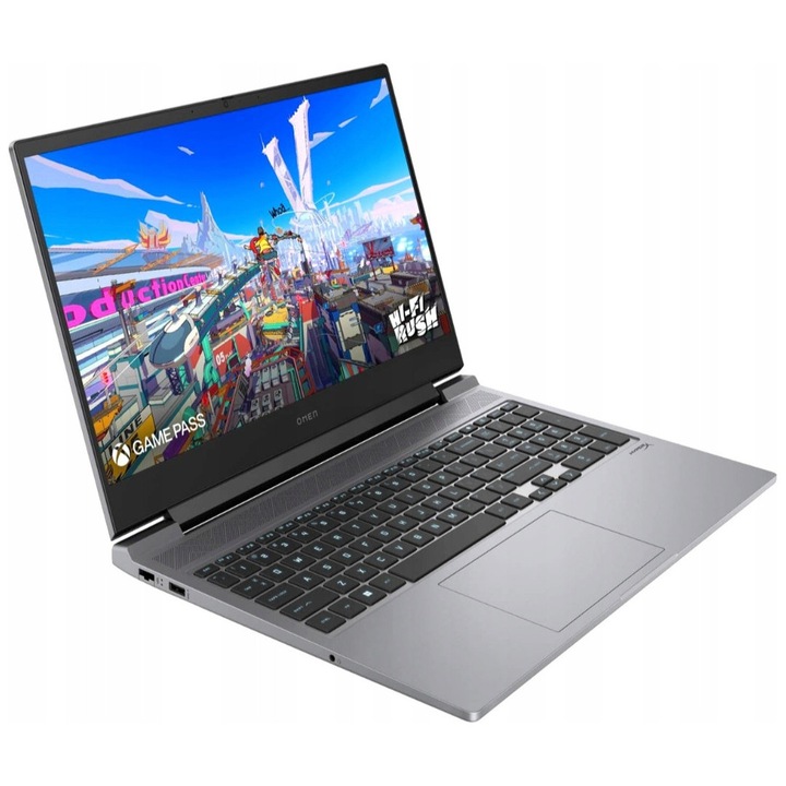 Laptop HP Omen 16, Intel Core i7-14650HX, 32GB DDR5, 4TB SSD, 16 "1" FHD 1920x1080 IPS, GeForce RTX 4060 8GB, Meteor Silver