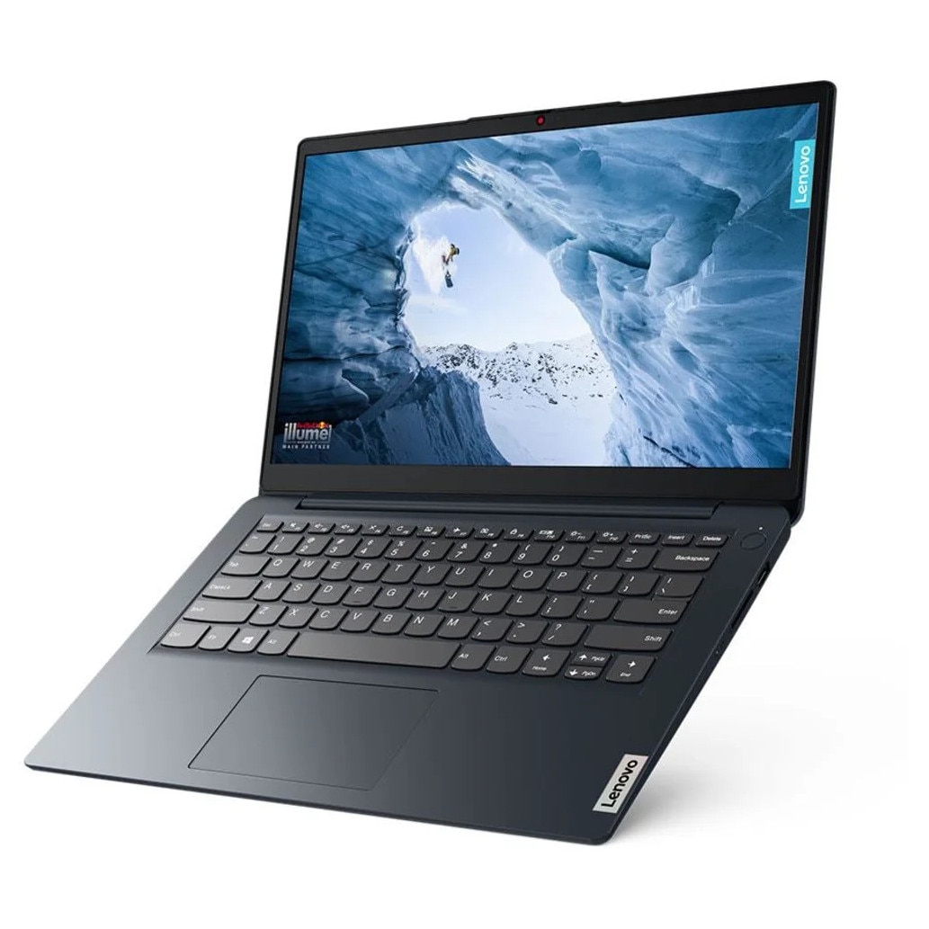 Laptop Lenovo IdeaPad 1i cu procesor Intel® Core i5-1335U pana la 4.6GHz, 15.6" IPS TouchScreen, 8GB DDR4 RAM, 256GB SSD, Intel® UHD Graphics, Windows® 11 Home, Abyss Blue