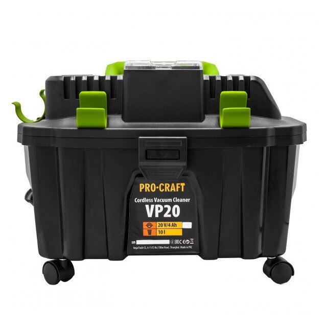 Aspirator industrial Procraft VP20, acumulator 21V, 200W, 4 kg, IP24