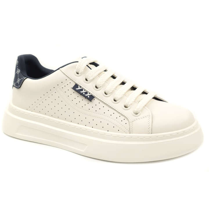 Sneakers barbati piele naturala 7CCJ80004A 35 N, Fehér