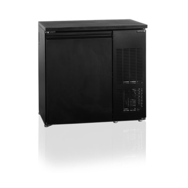 Racitor Tefcold CKC4, 1 usa solida, 190/189L, +2/+10°C, R600a, Negru, 880x590x860 mm