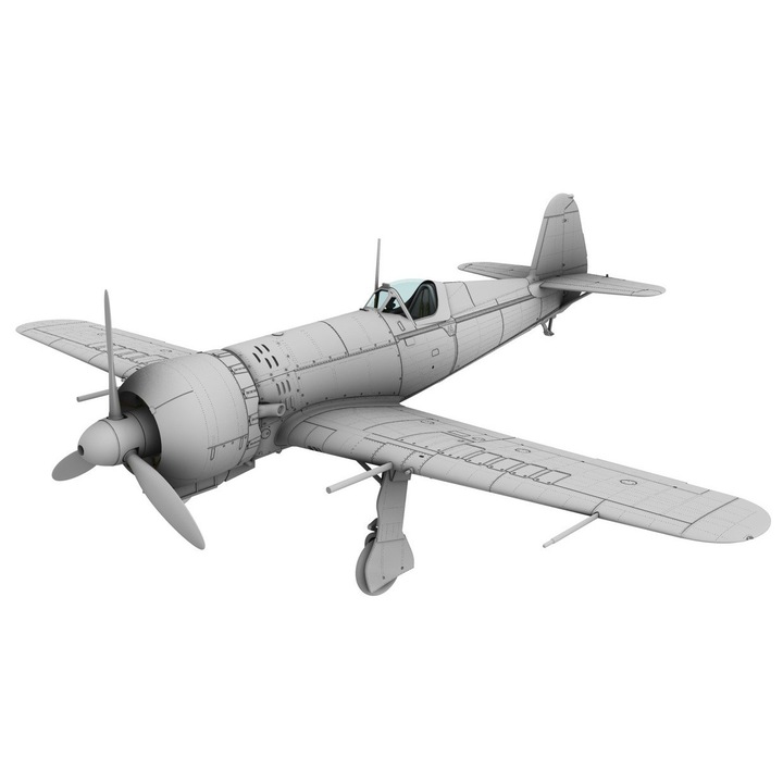 Kit Macheta Avion de Vânătoare IAR-81C, IBG Models, 1:72, 110 Piese, Tunuri Mauser, 146mm