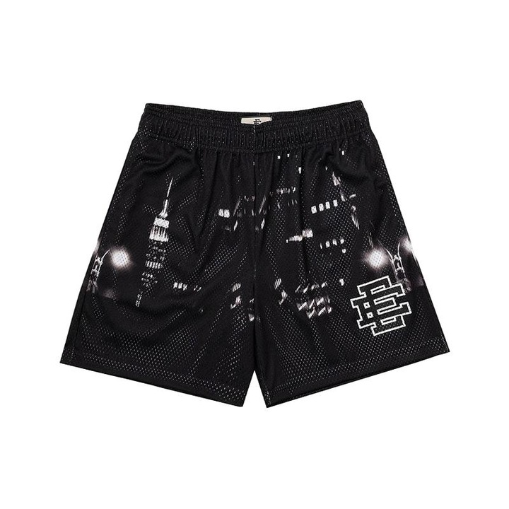 Pantaloni scurti sport barbati, Negru, 2XL INTL