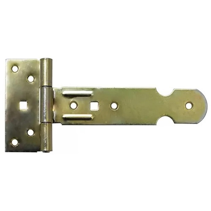Set 2 x Balama Aplicata pentru Usi si Porti, 300 x 30 x 2 mm, Finisaj Zincat Galben