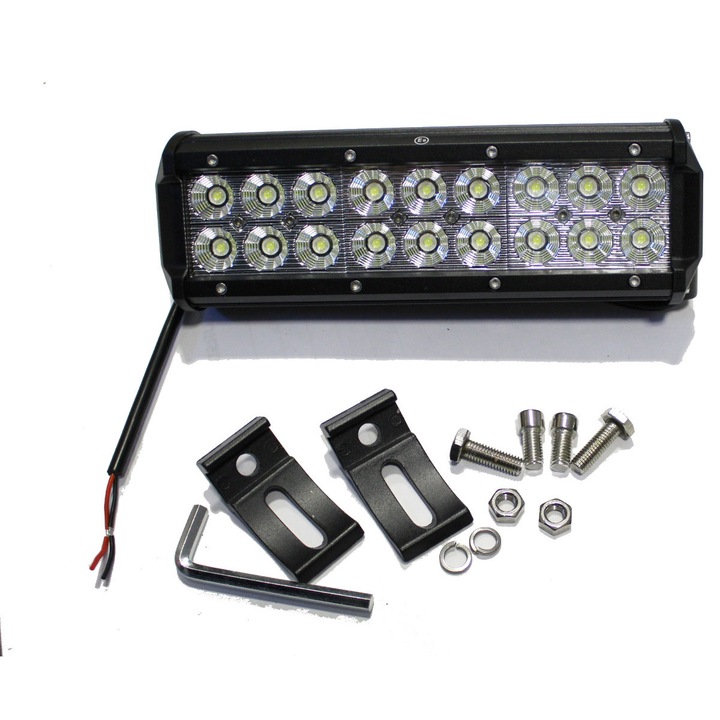 AMPARTS 54W LED munkalámpa, 2160 lm, IP67, szerelőkészlet