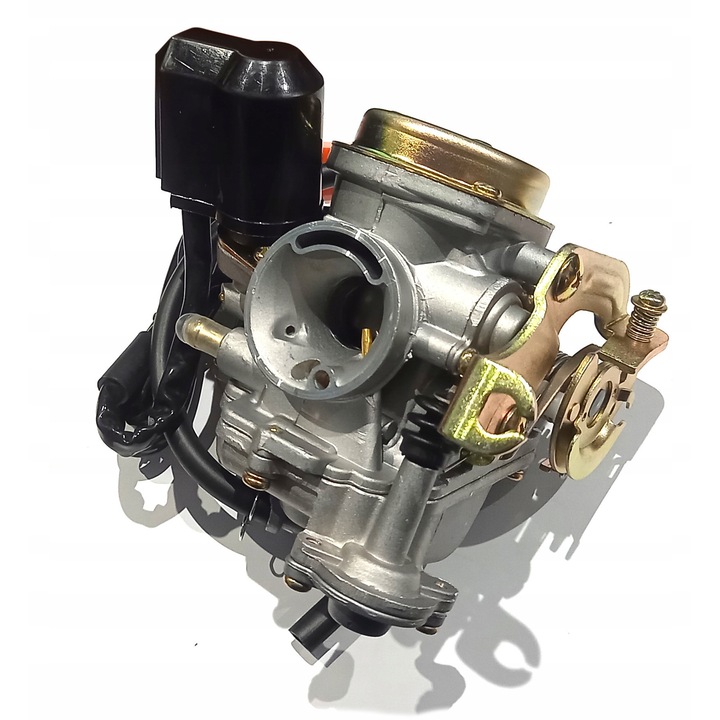 Karburátor robogó 4T GY6 60-100, AMPARTS, 19x28mm, 34x38mm, 65cm