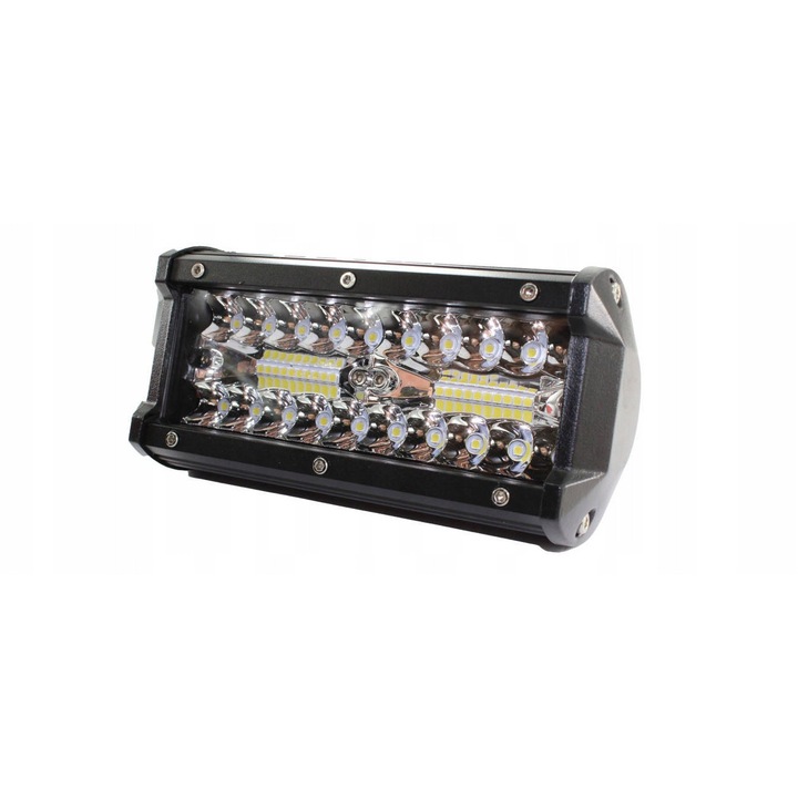 Lampa de lucru LED Combo AMPARTS, 120W, 4800 lumeni, 165x76x65mm, IP67, pentru ATV, quad, auto