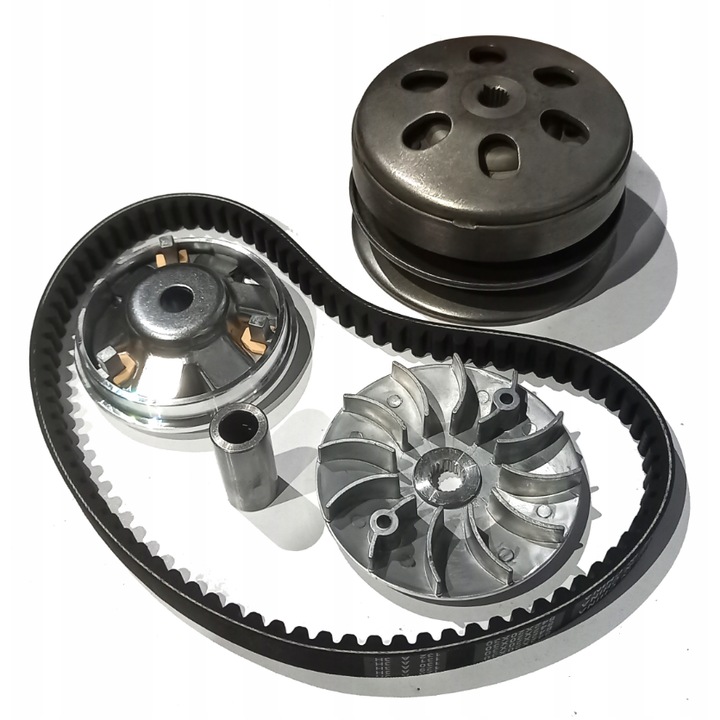 Kuplung Szett Variátor Szíj 842 AMPARTS 125/150cc, 19 fog, 6 görgő, 842x20x30mm