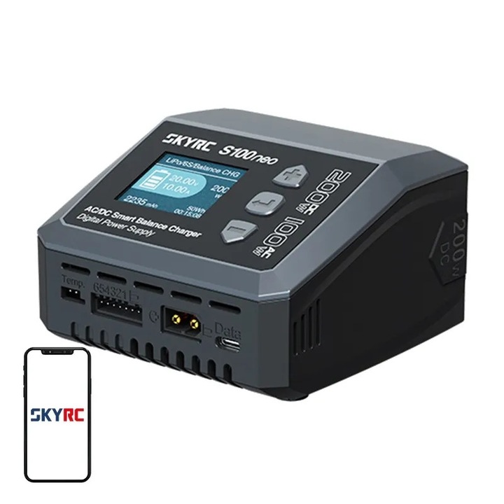 Incarcator inteligent SkyRC S100neo AC/DC