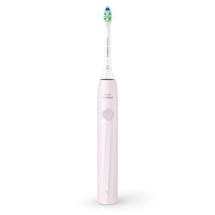 Periuta de dinti electrica Philips Sonicare HX4022/03 Seria 2100, 1 mod, 2 intensitati, timer 2 minute, 2 x capete de periere InterCare, Roz