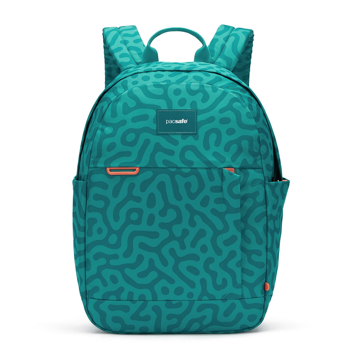Rucsac urban antifurt Pacsafe Go 15L turcoaz, compartiment laptop 13” si protectie RFID