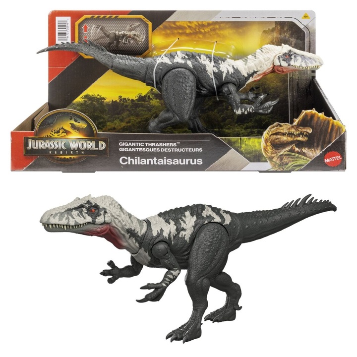 Figurina Set Jurassic World Chilantaisaurus Interactiv, 19x37x9cm, Multicolor