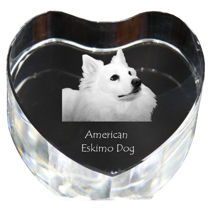 Rame foto clasice, Art-Dog, krysztal in forma de inima, personalizabil, 7,5x8x5cm