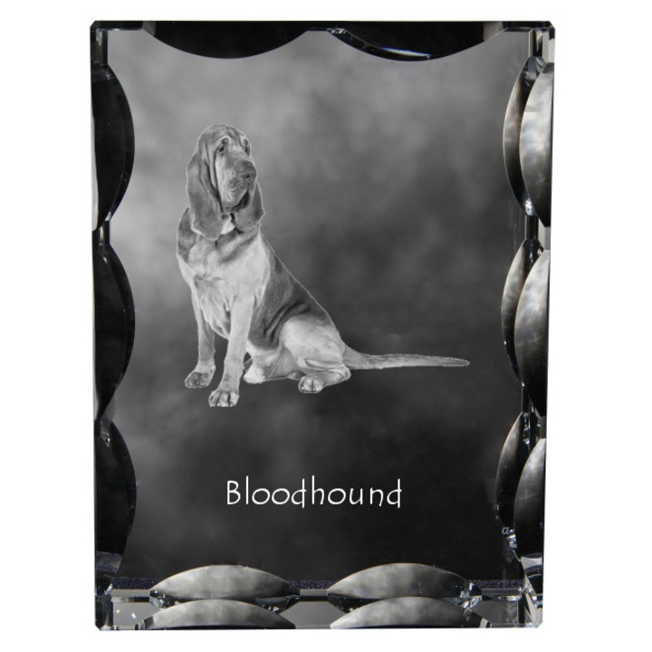 Statueta din cristal cu fotografie personalizata, Art-Dog, 12x9x5cm, orientare verticala sau orizontala