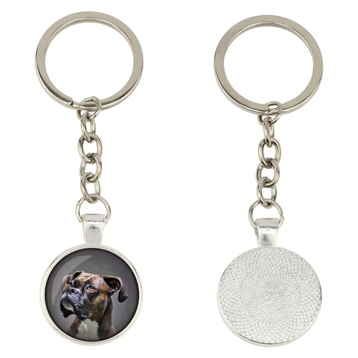 Személyre szabott fotós kulcstartó, Art-Dog, 10x2.5cm, ezüst, díszdobozban
