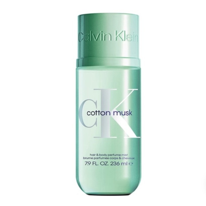 Парфюмиран спрей за тяло и коса за жени, CALVIN KLEIN Cotton Musk Unisex Hair & Body Perfume Mist, 236 ml