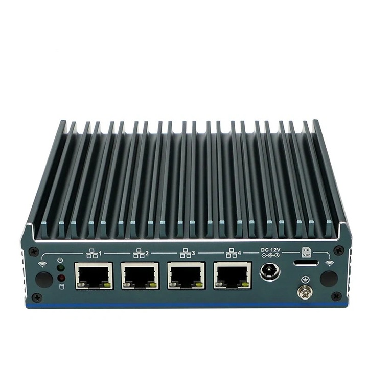 Calculator fără ventilator, Iwill N1241, N100, 8GB RAM, 64GB SSD