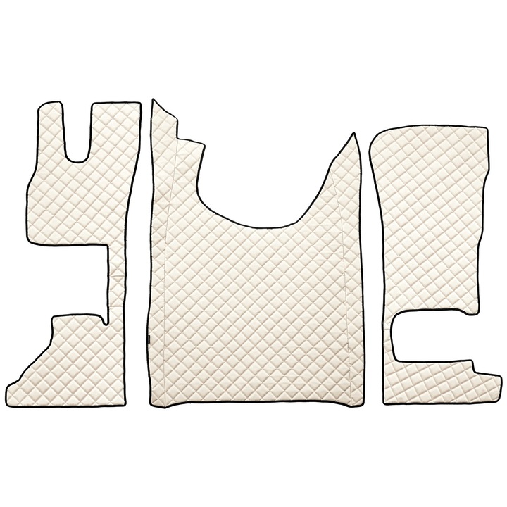 Covorase Acoperire Completa, F-CORE, ECO-PIELE Q, SAMPANIE, pentru DAF XG/XG+ 10.21-, Pasager fixat/pliabil