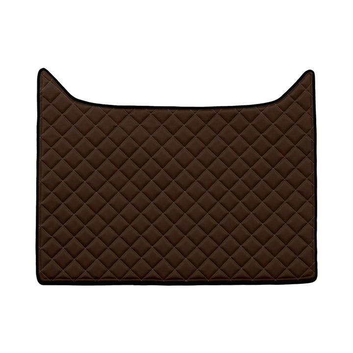 Covoraș central F-CORE, ECO-PIELE Q, piele ecologică, automat, maro