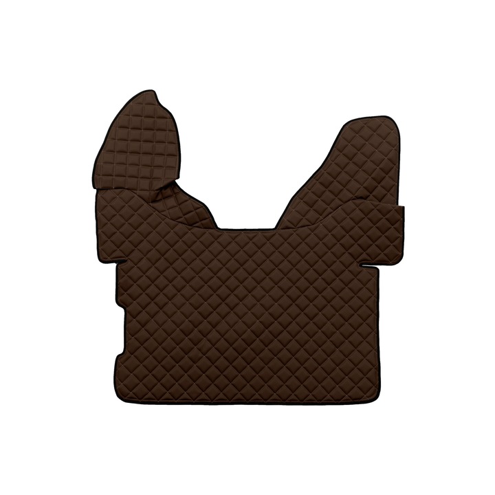 Covor central pentru tunel, F-CORE, ECO-PIELE Q, piele ecologică, maro, pentru DAF XF 105 01.06-12.13