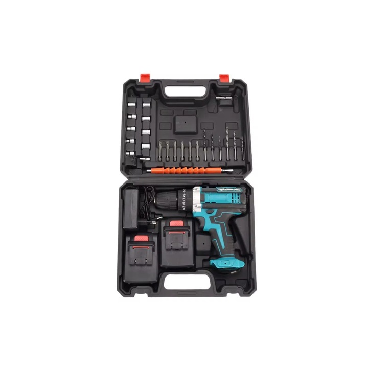 Masina de Gaurit si Insurubat cu Impact cu 2 Acumulatori Promagg® – Puternica, Fara Fir, Ideala pentru Lucrari Diverse