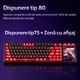 Професионална механична геймърска клавиатура AULA L99, трирежимен (Bluetooth 5.0/2.4G/Type-C с кабел), 3.98" IPS тъчскрийн, hot-swappable на всички клавиши, GASKET структура с 6-слойна акустична подложка, 75% компактен размер, 8000mAh батерия