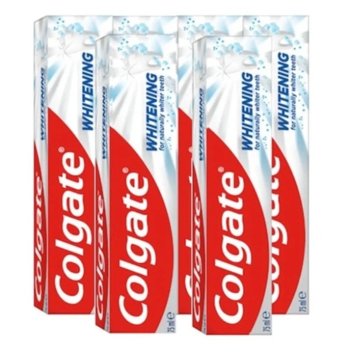 Pachet 6 X Pasta Dinti Colgate Whitening 75ml