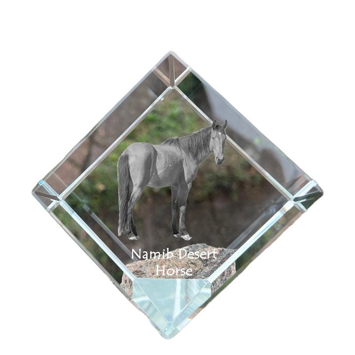 Cubica din cristal, Art-Dog, personalizabila, 8x8x8cm, pentru birou