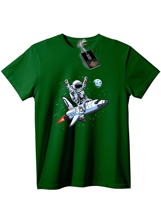 Tricou Navă Spațială, Verde englez