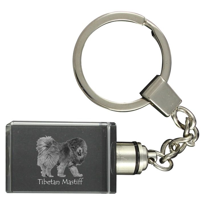 Brelocuri din cristal cu imaginea cainelui, Art-Dog, 20x30x15mm, iluminat, cadou unic