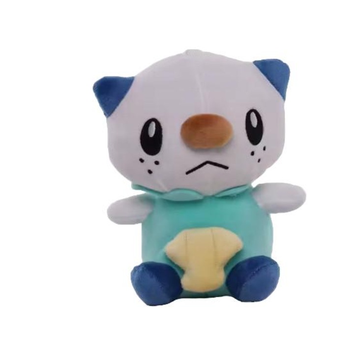 Plüssjáték, Pokemon, Oshawott, 18cm, többszínű