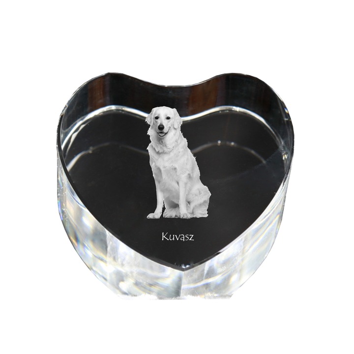 Rame foto clasice, Art-Dog, krysztal in forma de inima, personalizabil, 7,5x8x5cm