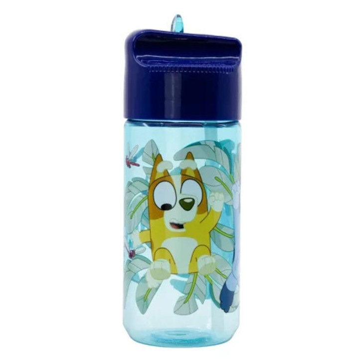 Bluey Playtime Hydro műanyag szívószálas kulacs 430 ml