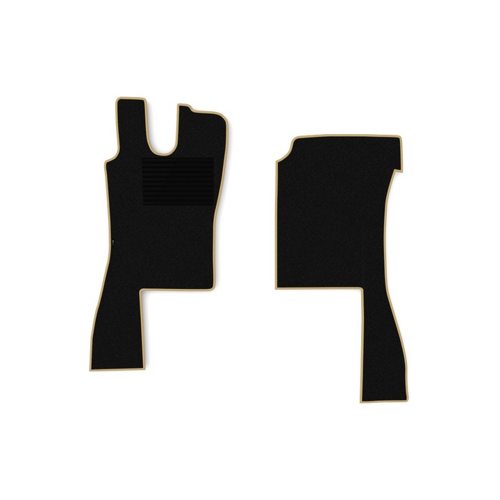 Camion Set covorase podea (sofer + pasager), F-CORE, pentru SCANIA SERIA 4 01.95-12.04, Sampanie